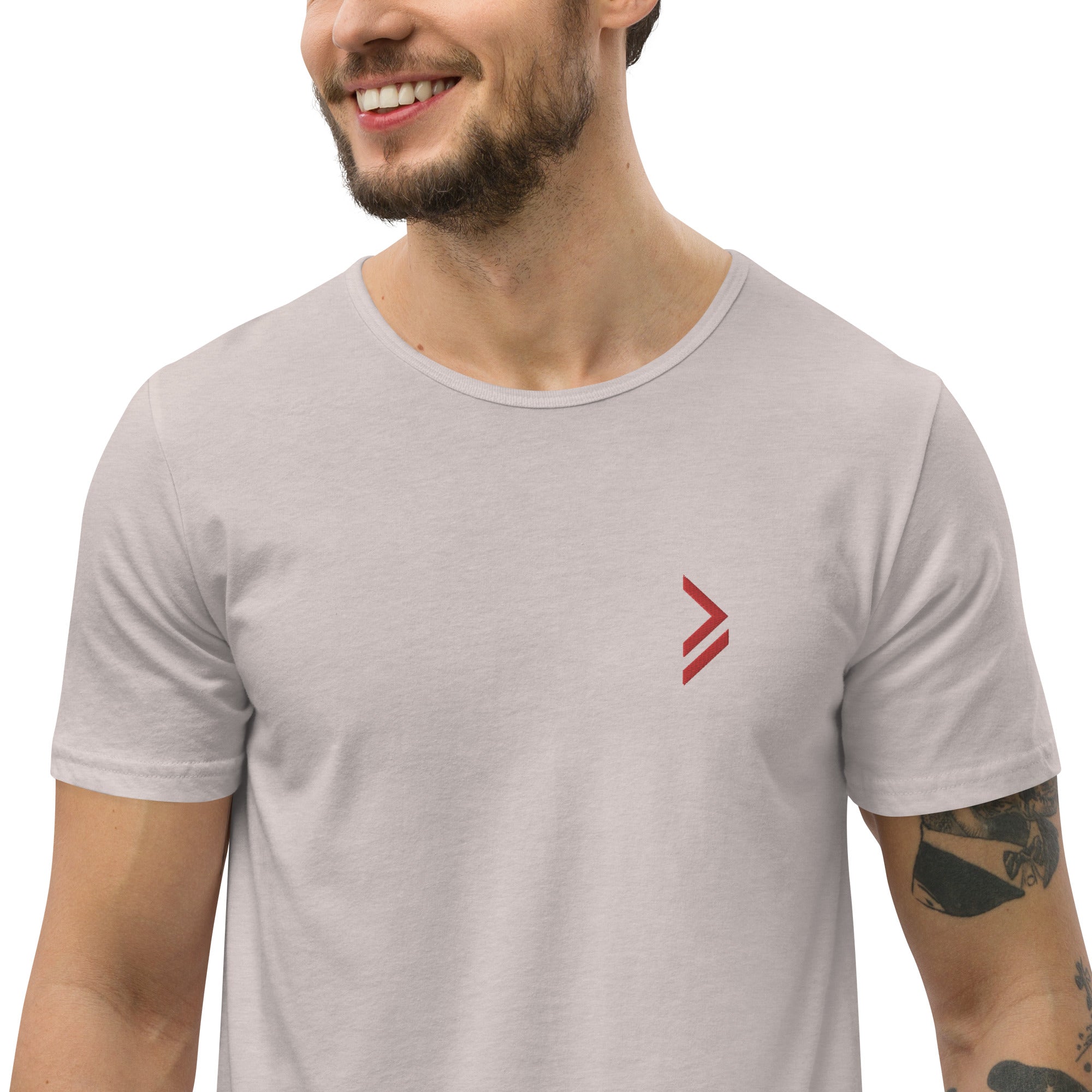 Extra Long Premium Embroidered RED Logo